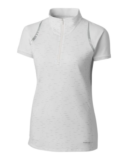 Annika Elite Short-Sleeve Mock Half-Zip | Cutter & Buck Australia