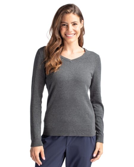 Ladies Lakemont V Neck Sweater | Cutter & Buck Australia