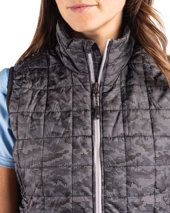 Ladies Rainier Camo Print Vest | Cutter & Buck Australia