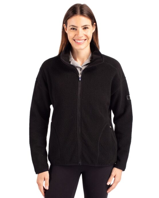 Ladies Cascade Eco Sherpa Full Zip Jacket | Cutter & Buck Australia