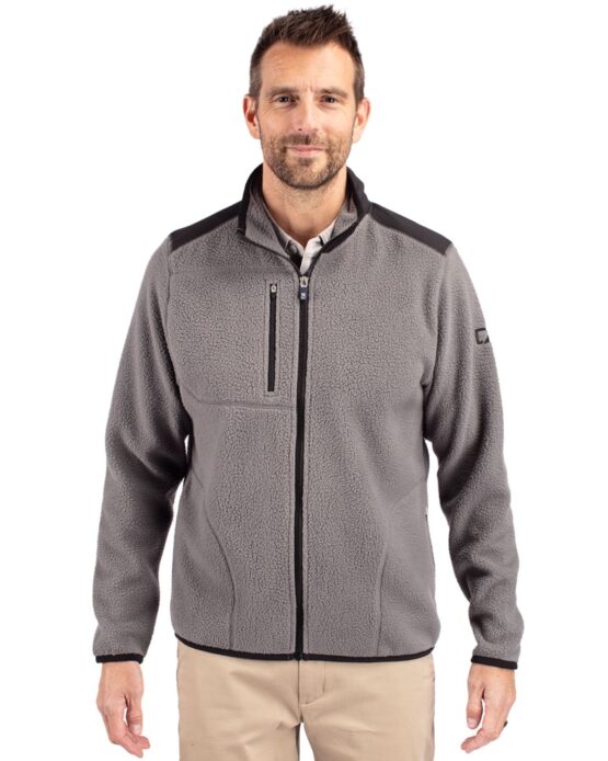 Cascade Eco Sherpa Full Zip Jacket | Cutter & Buck Australia