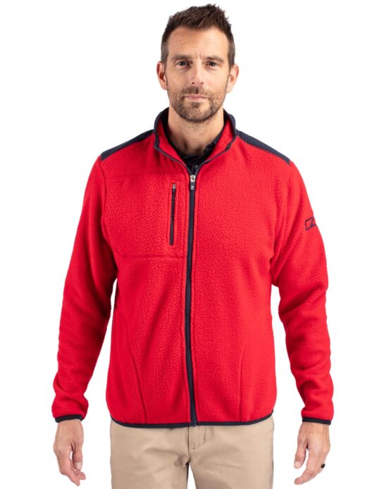 Cascade Eco Sherpa Full Zip Jacket | Cutter & Buck Australia