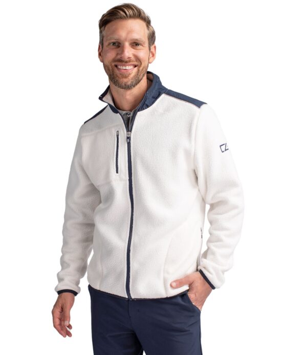 Cascade Eco Sherpa Full Zip Jacket | Cutter & Buck Australia