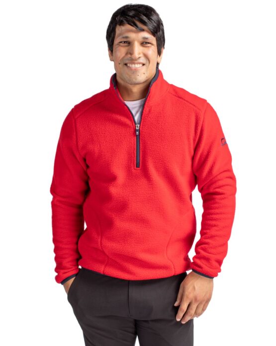 Cascade Eco Sherpa Half Zip Jacket | Cutter & Buck Australia