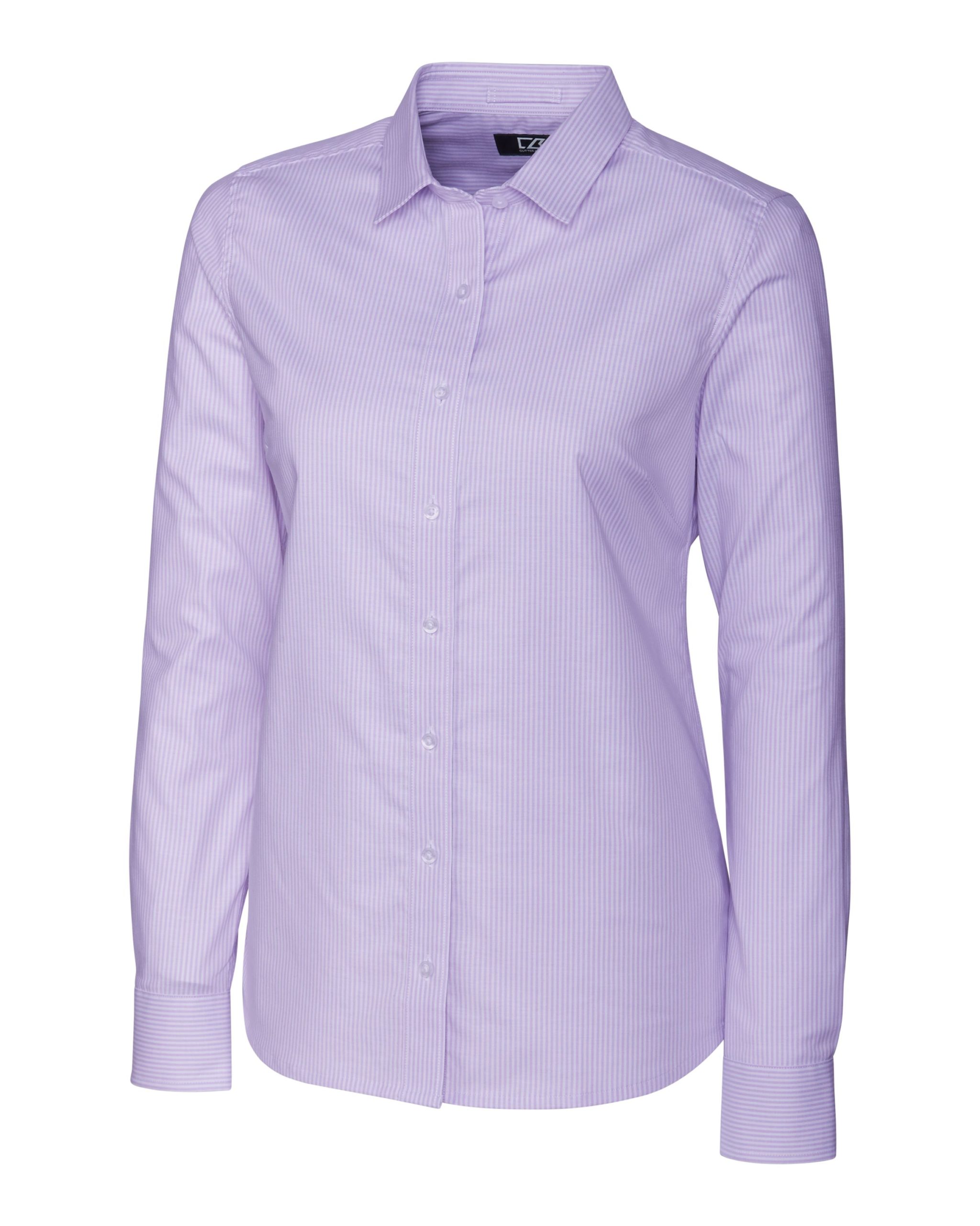 Ladies Stretch Oxford Stripe Shirt - Cutter & Buck Australia