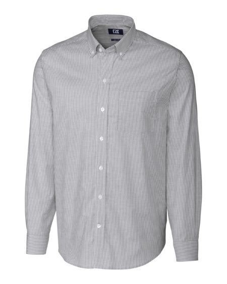 Men's Stretch Oxford Stripe Shirt | Cutter & Buck Australia