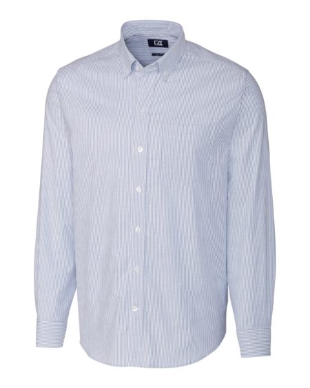 Men's Stretch Oxford Stripe Shirt | Cutter & Buck Australia