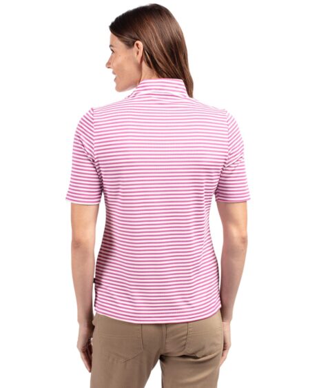 Ladies Virtue Eco Pique Stripe Polo | Cutter & Buck Australia