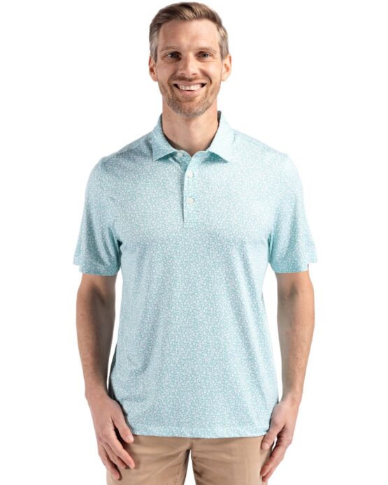 Pike Eco Flora Print Polo | Cutter & Buck Australia