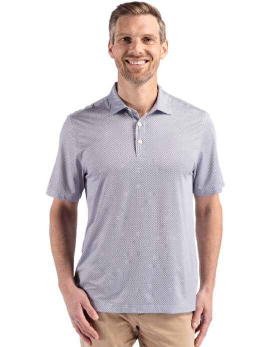 Pike Eco Diamond Dot Print Polo | Cutter & Buck Australia