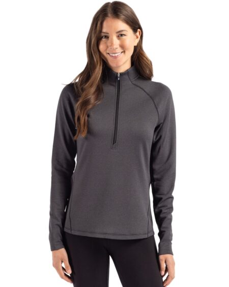 Ladies Peshastin Eco Fleece Half Zip Pullover | Cutter & Buck Australia