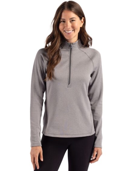 Ladies Peshastin Eco Fleece Half Zip Pullover | Cutter & Buck Australia
