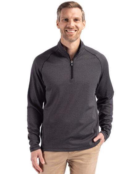 Mens Peshastin Eco Fleece Half Zip Pullover | Cutter & Buck Australia