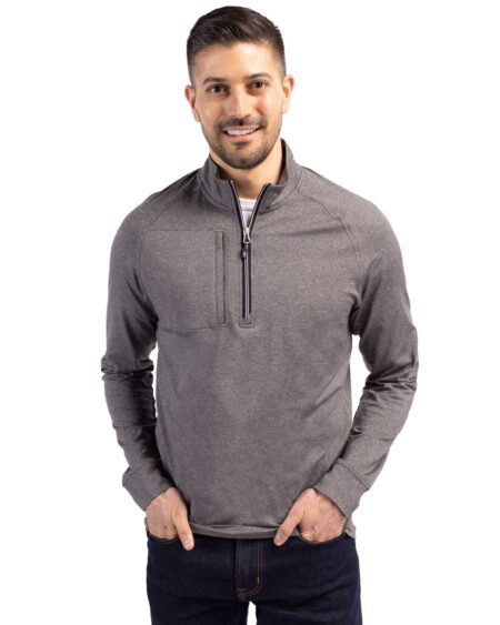 Adapt Eco Heather 1/2 Zip | Cutter & Buck Australia