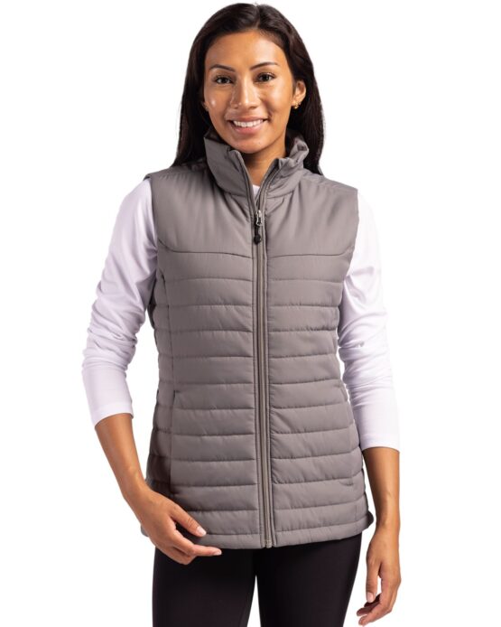 Ladies Elevation Eco Puffer Vest | Cutter & Buck Australia