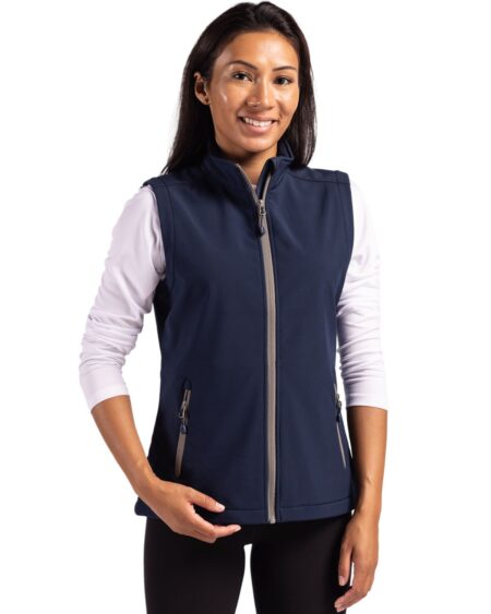 Ladies Tempo Eco Softshell Vest | Cutter & Buck Australia